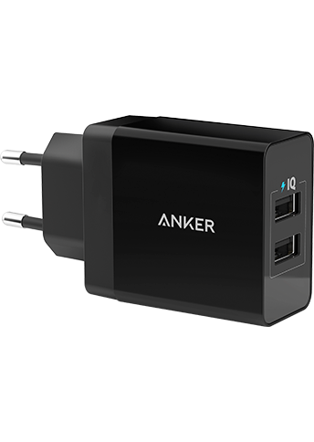 Anker 24W Wall Charger USB-A 2-Port