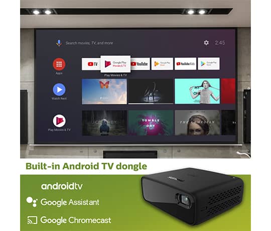 Indbygget Android TV