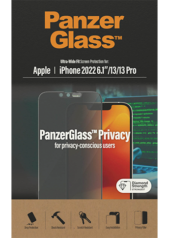 PanzerGlass iPhone 14 / 13 / 13 Pro UWF Privacy