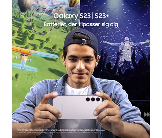 Galaxy S23: Batteri til alle dine oplevelser 