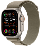 Watch Ultra 2 GPS + Cellular - 49mm Titanium Case - Olive Alpine Loop - Medium