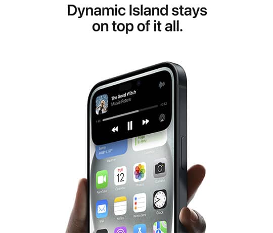 iPhone 15: En skærm med et boblende overskud 
