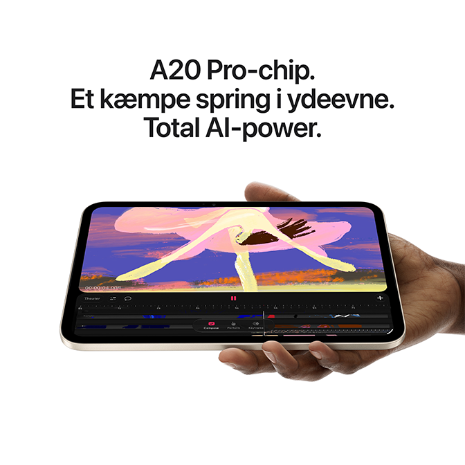 Billede fremhæver A20 Pro chip