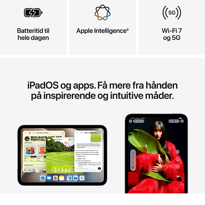Billede viser vigtige egenskaber