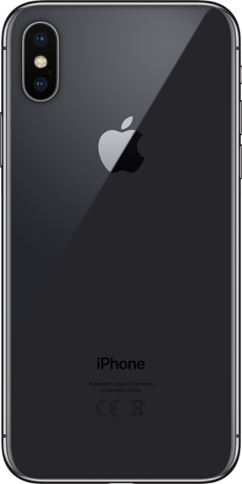 Apple iPhone X 256GB Grå